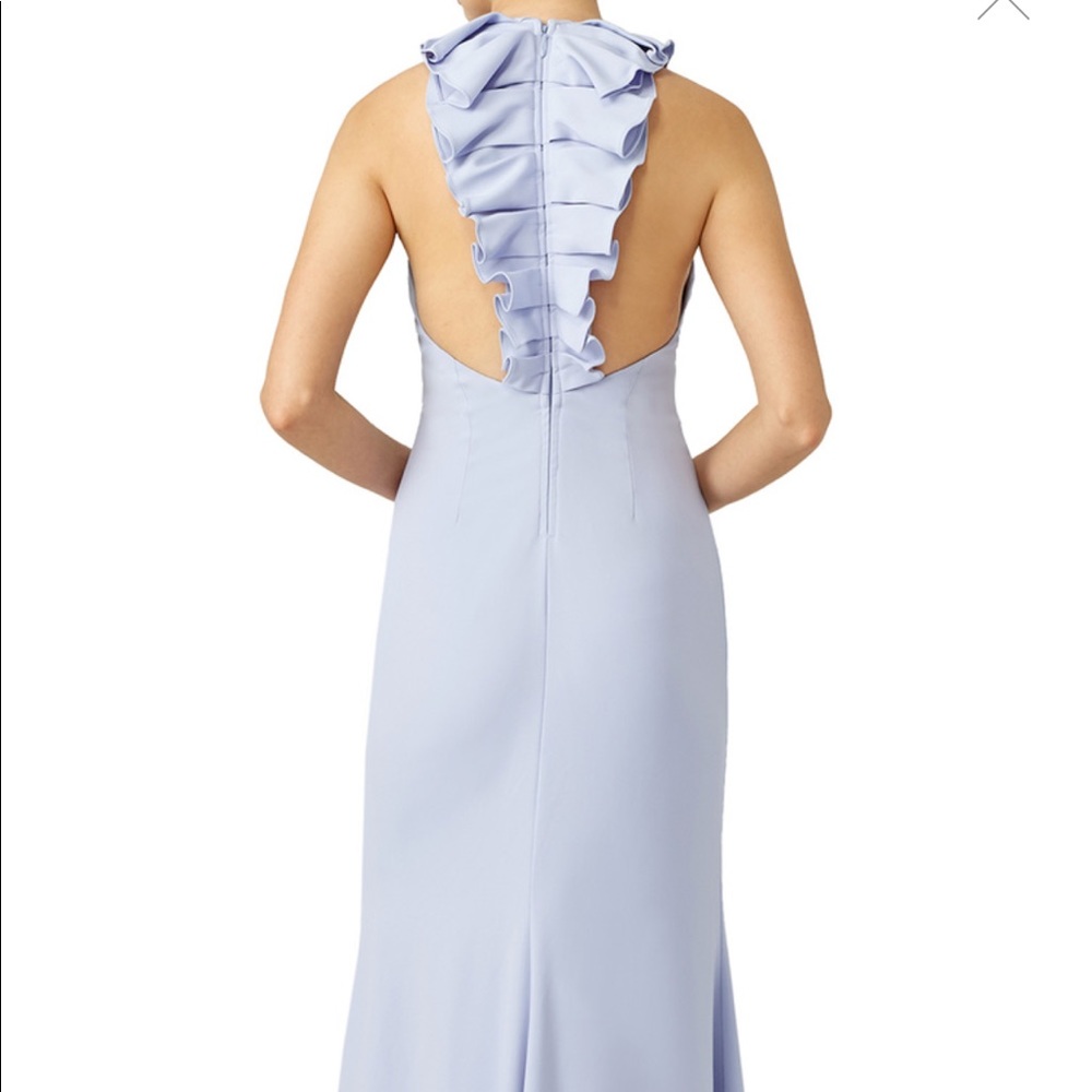 Lilac ruffle gown
