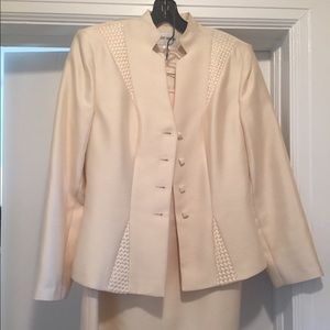 Wool and Silk blazer and skirt