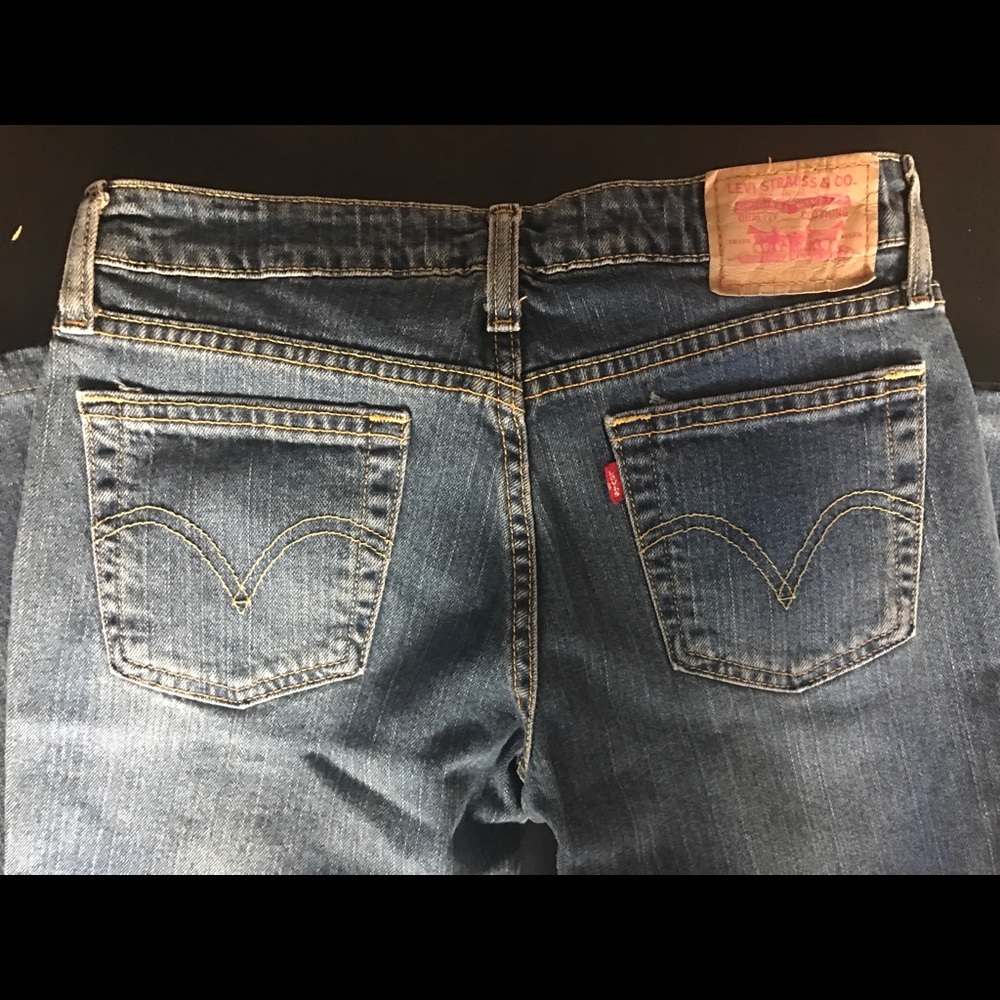 Levi's women's jeans super low bootcut 518