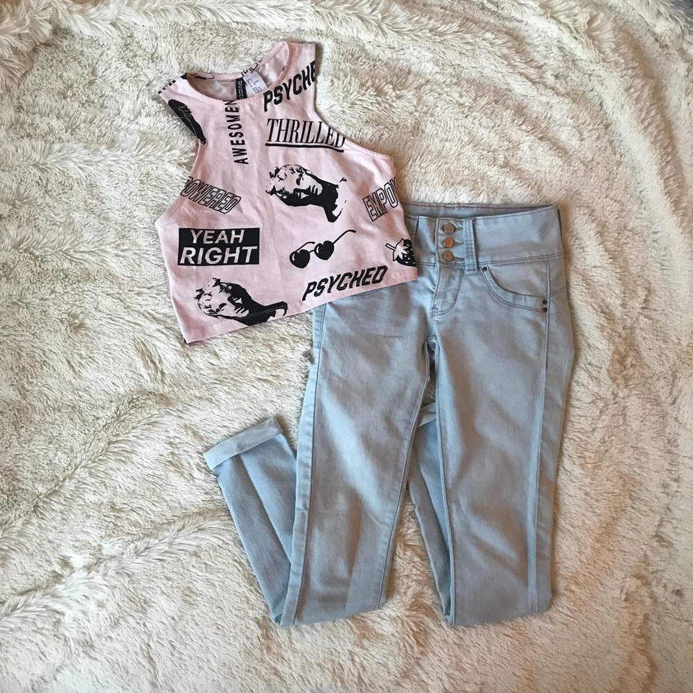 YMI light wash jeans