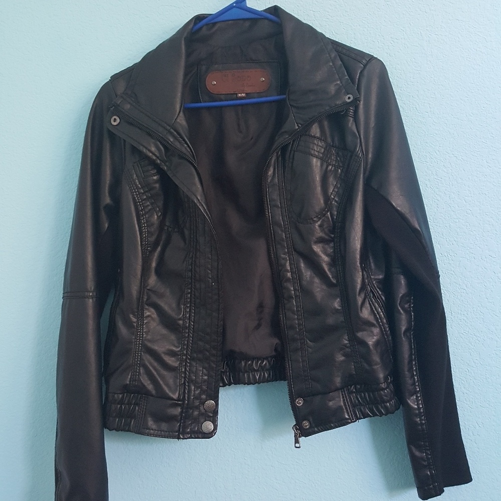 Pleather jacket