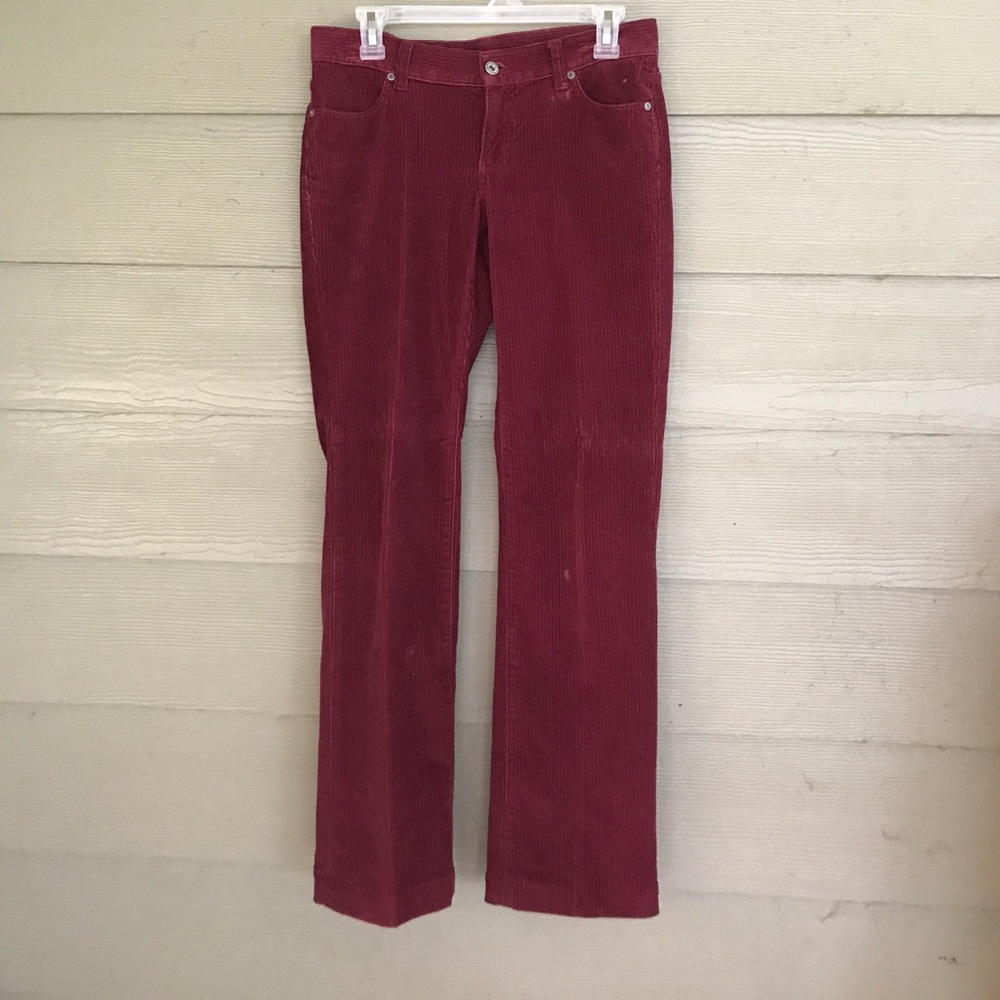 Columbia corduroy slacks in Burgundy Wine Red Sz 4