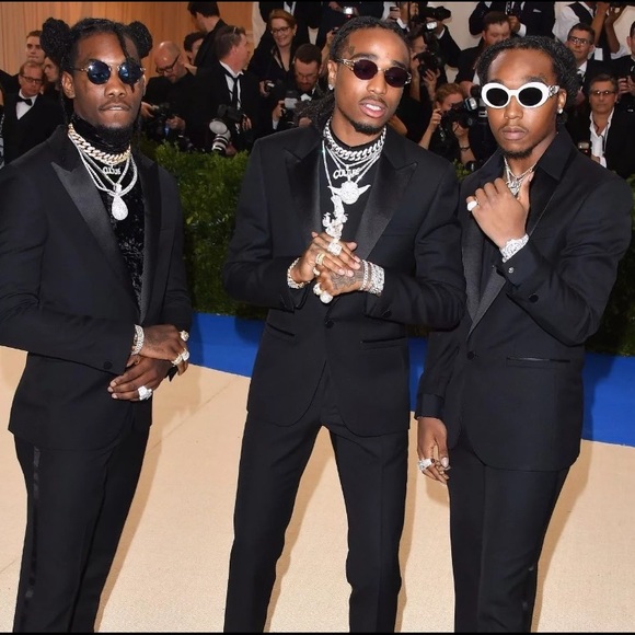 Men's gold diamond iced out short choker chain - Picture 5 of 5