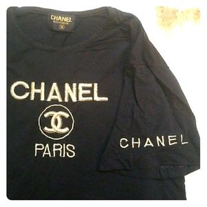 CHANEL Embroidered Tee!
