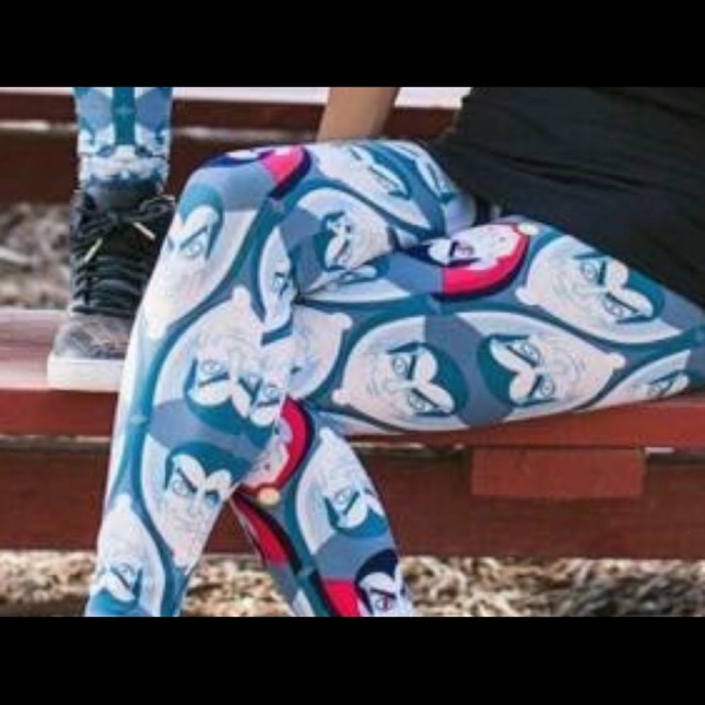 Lularoe Dracula leggings Halloween unicorn OS