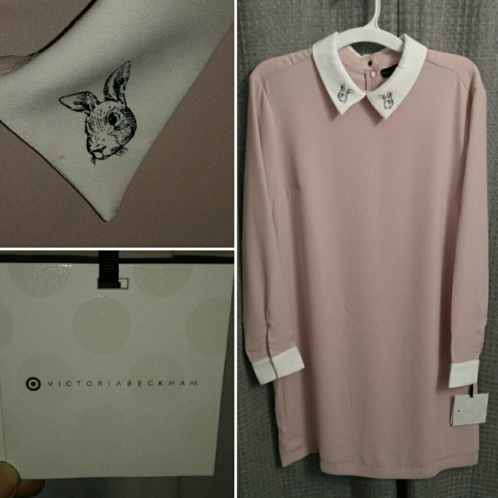 Victoria beckham SOLDOut famous bunny collar dress