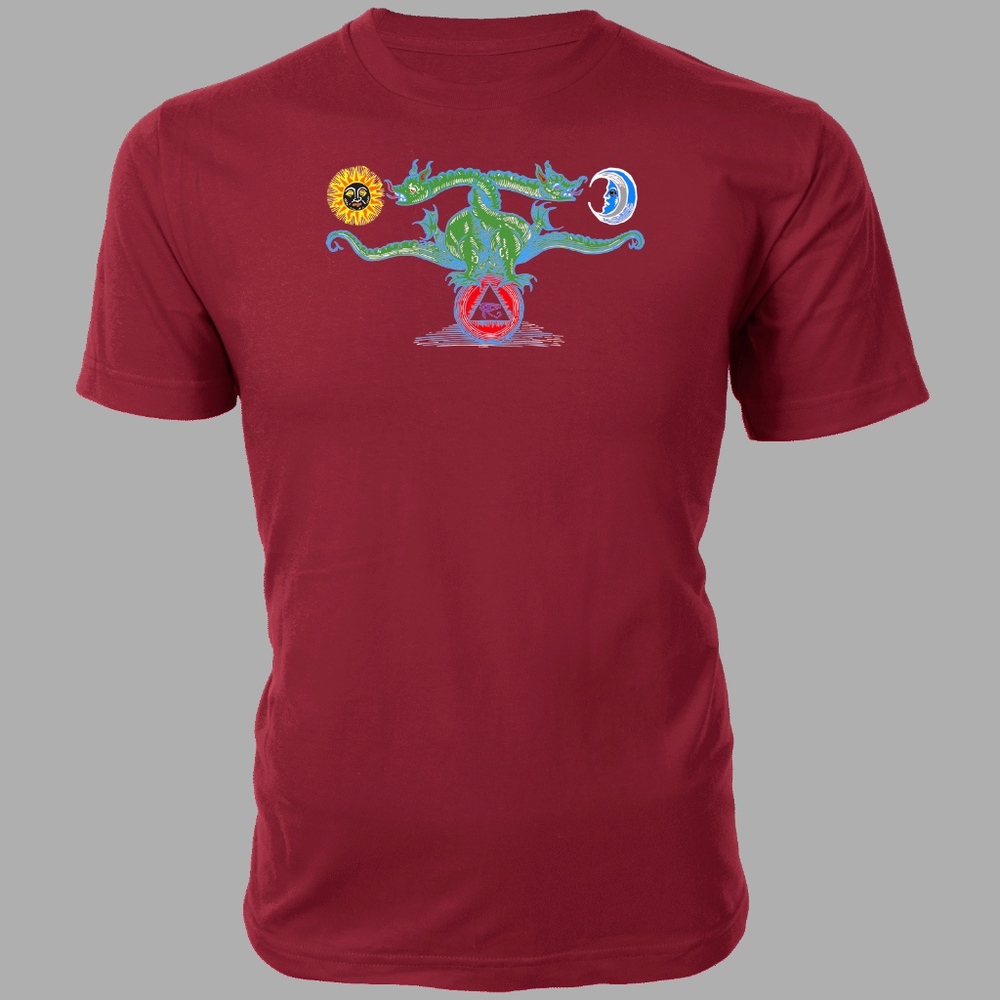 👕2-Headed Dragon 💯% Egyptian Cotton Shirt 👕