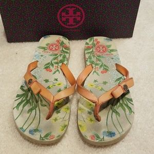 AUTH Tory Burch Flip Flops Thong Sandal Size 8