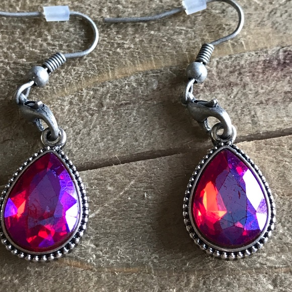 3 for $25 Handmade Pink Dangle Earrings - Picture 2 of 2