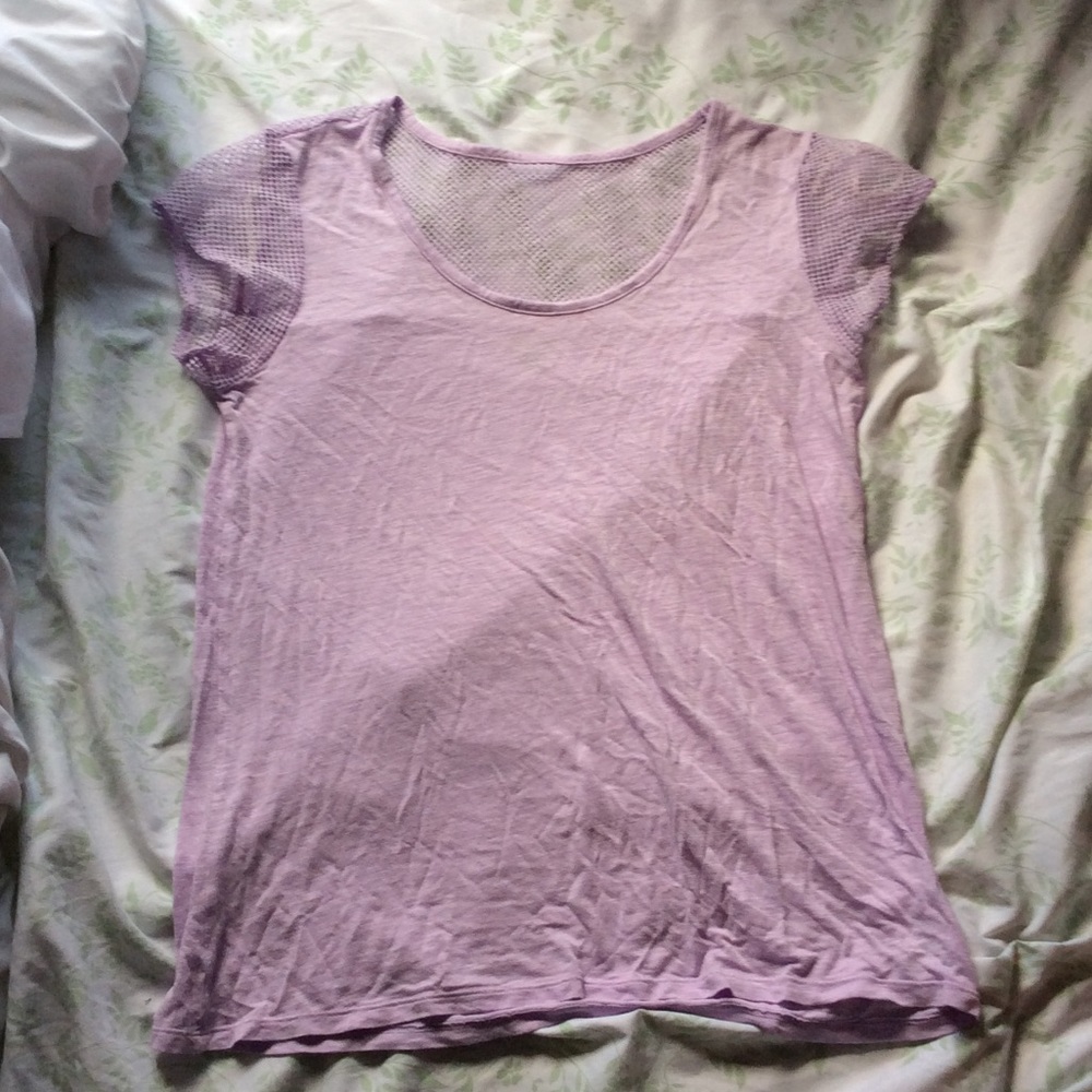 Purple loose shirt