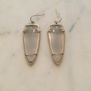 Kendra Scott Skylar Earrings in Slate Cats Eye