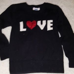Girls Black Sweater