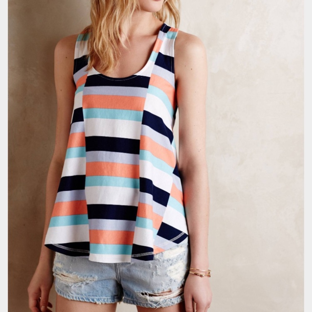 Deletta Striped Swing Tank