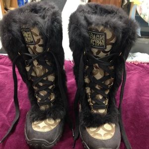 Coach winter boots