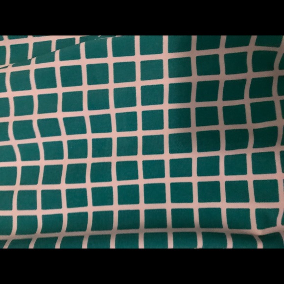 Teal and White checkered Coldwater Creek dress - Picture 2 of 3