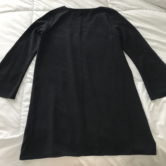 Cream and Sugar black lace up mini dress - Picture 4 of 5