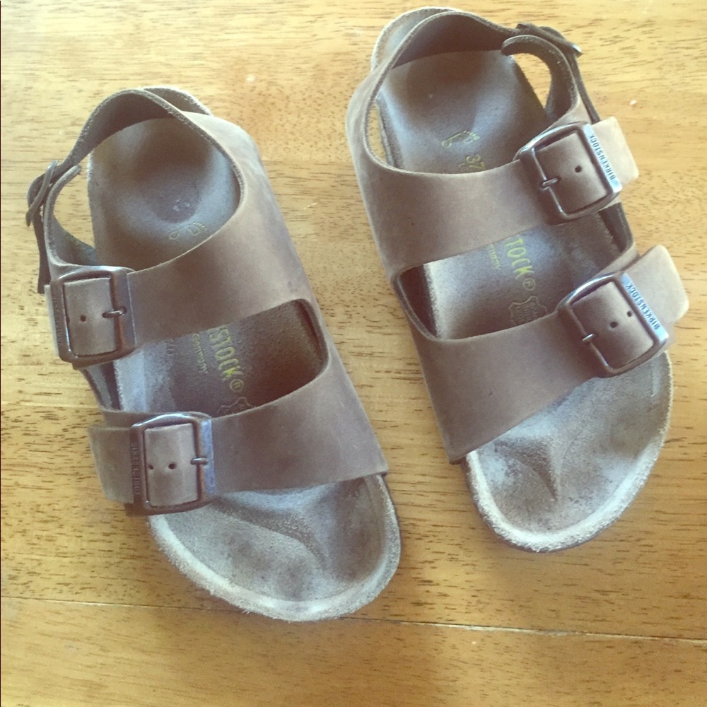 Brown Birkenstock Milano Sandals size 37