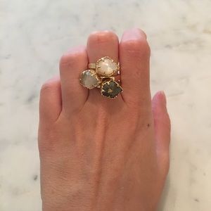 Kendra Scott Jody Stackable Rings in White Ice