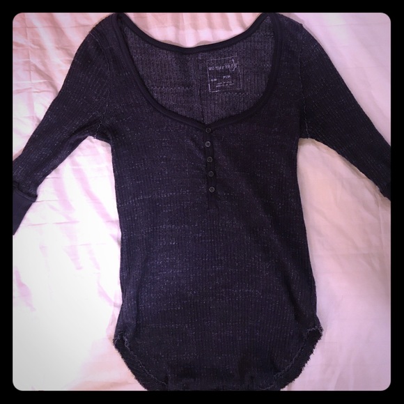 Free People Jill-Knit Henley - Picture 2 of 8