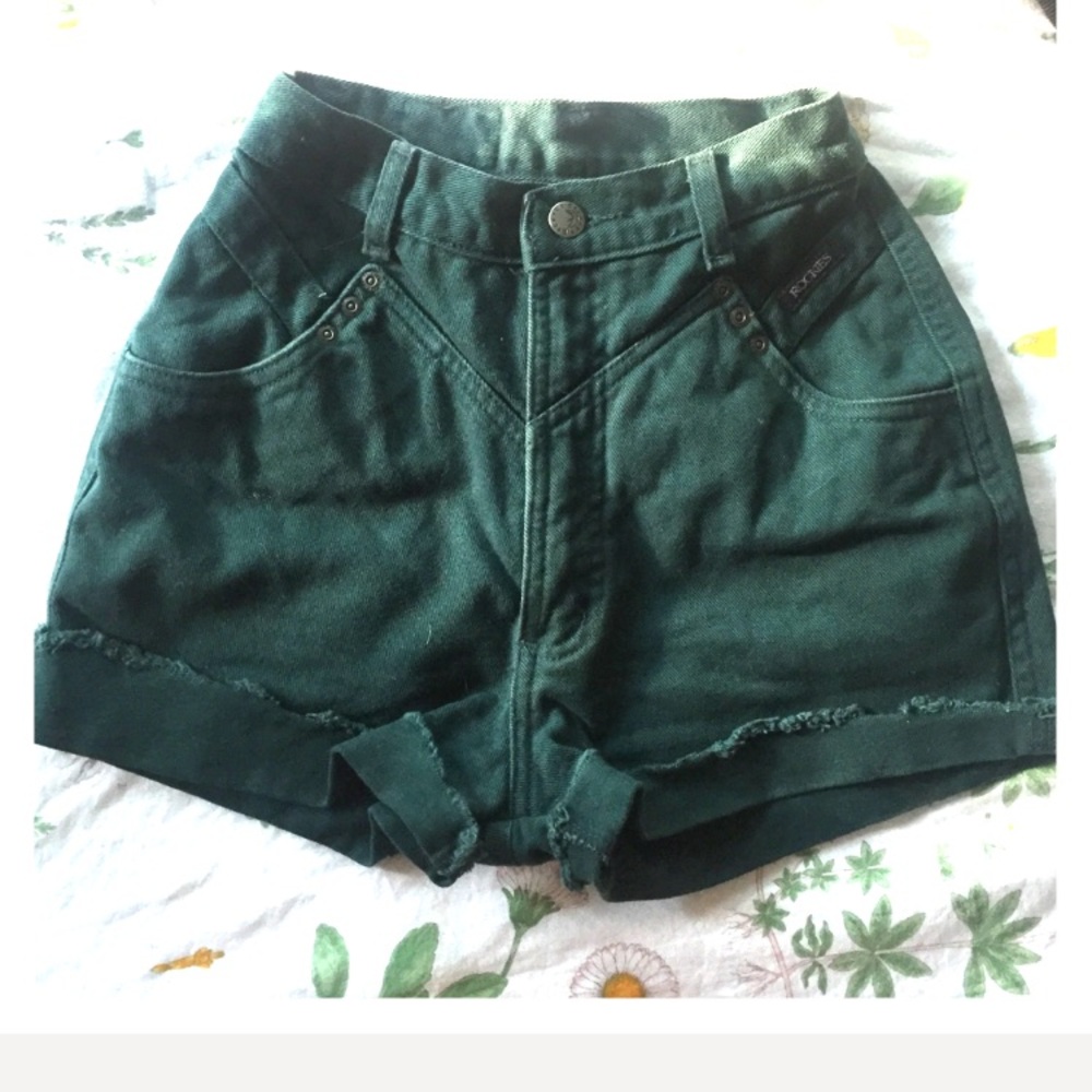 ROCKIES vintage teal shorts