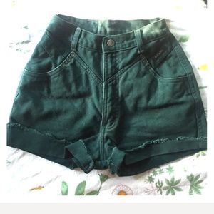 ROCKIES vintage teal shorts