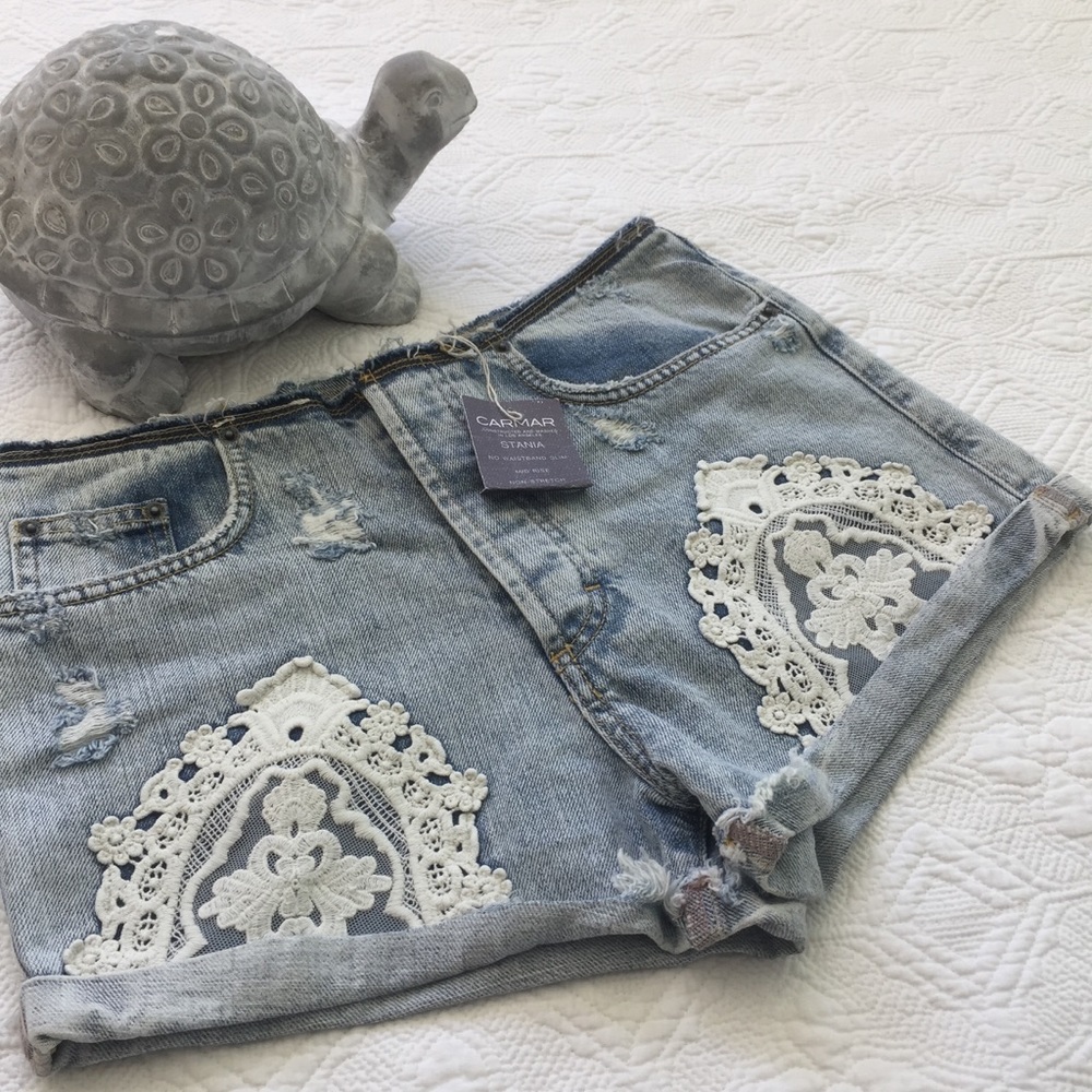 LF Stania - Zaire Carmar LA Denim Jean Shorts - Picture 3 of 8