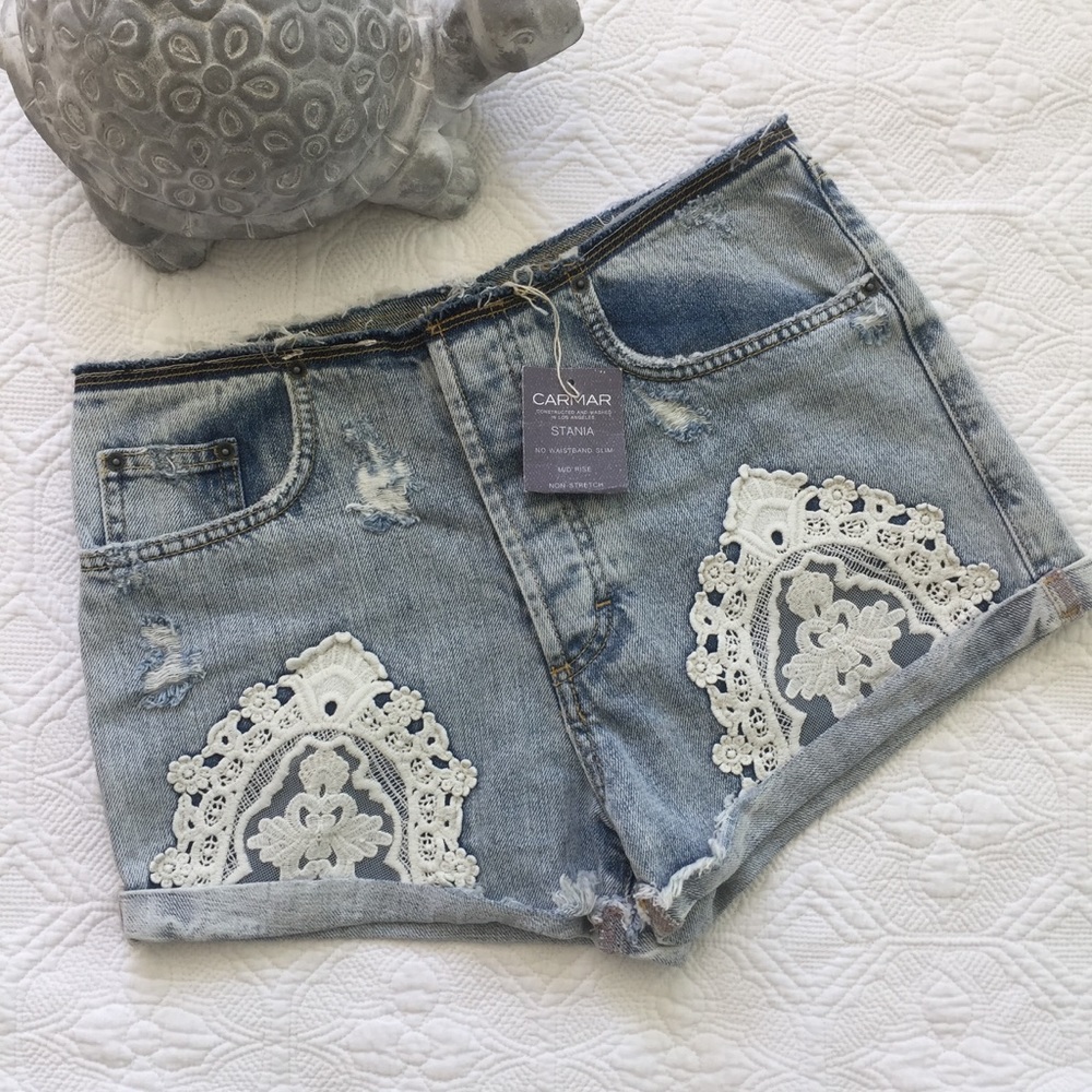 LF Stania - Zaire Carmar LA Denim Jean Shorts - Picture 4 of 8
