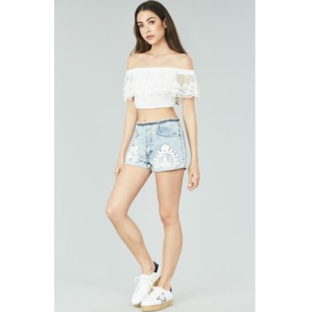 LF Stania - Zaire Carmar LA Denim Jean Shorts - Picture 7 of 8