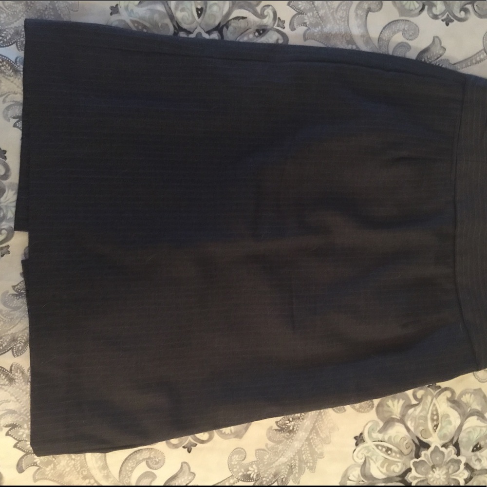 J.crew pinstriped wool pencil skirt