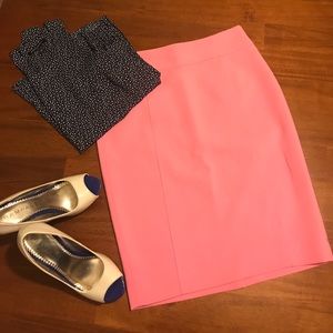 LOFT Pink Pencil Skirt