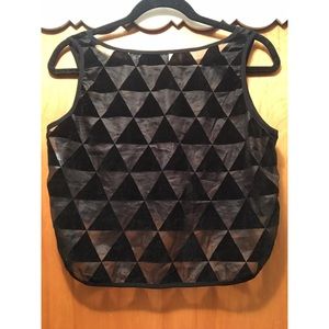 Gypsy Warrior Sheer Black Croptop