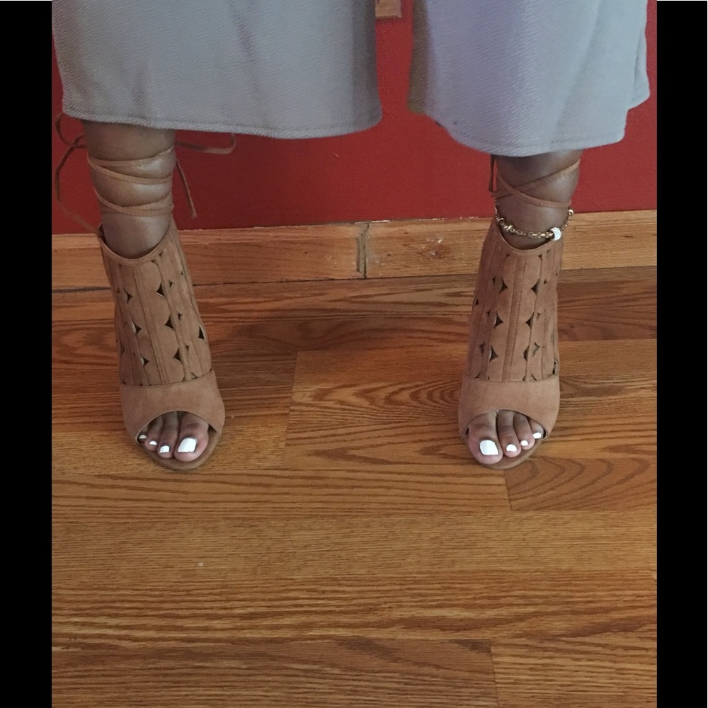 Open toe caged booty! 