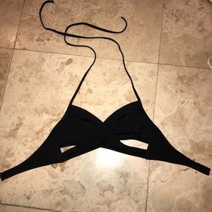 Victorias Secret cross tie bikini top