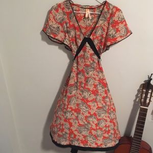 Silk Cherry Blossom Dress