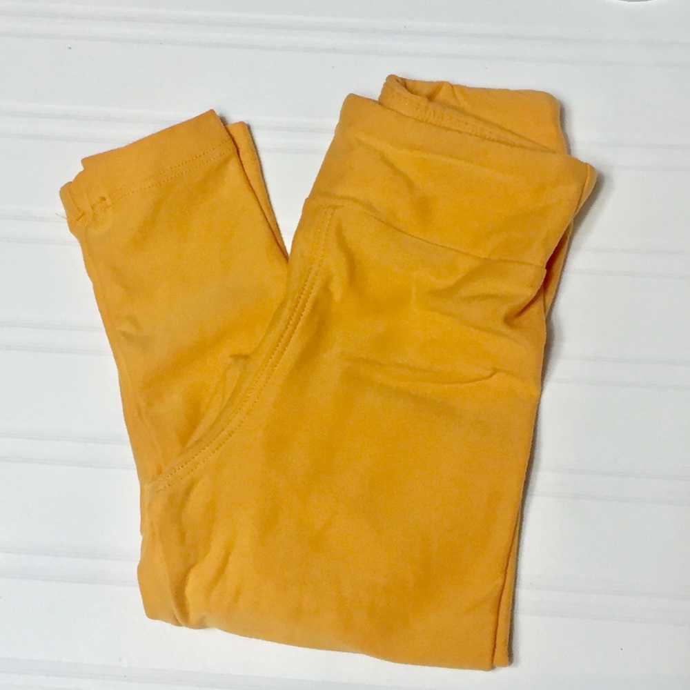 Kids yellow leggings