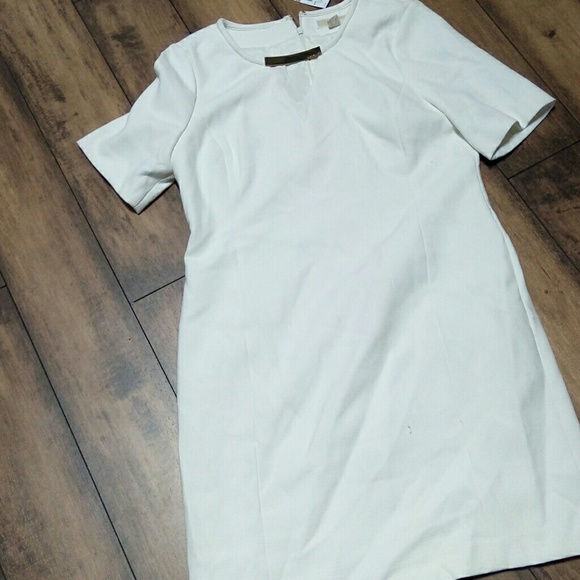 Micheal Kors smock dress.  Winter white 12 - Picture 3 of 4