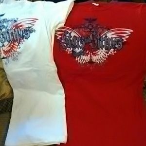 2 stars n stripes graphix t shirts
