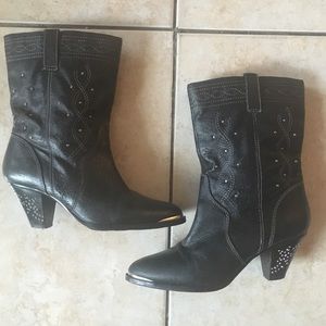 Dingo black cowgirl cowboy boots