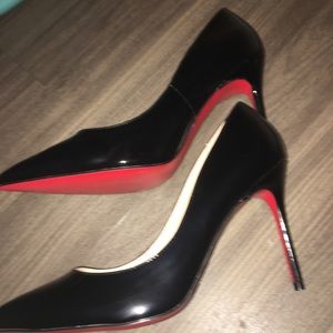 Black Heels with Red Bottoms