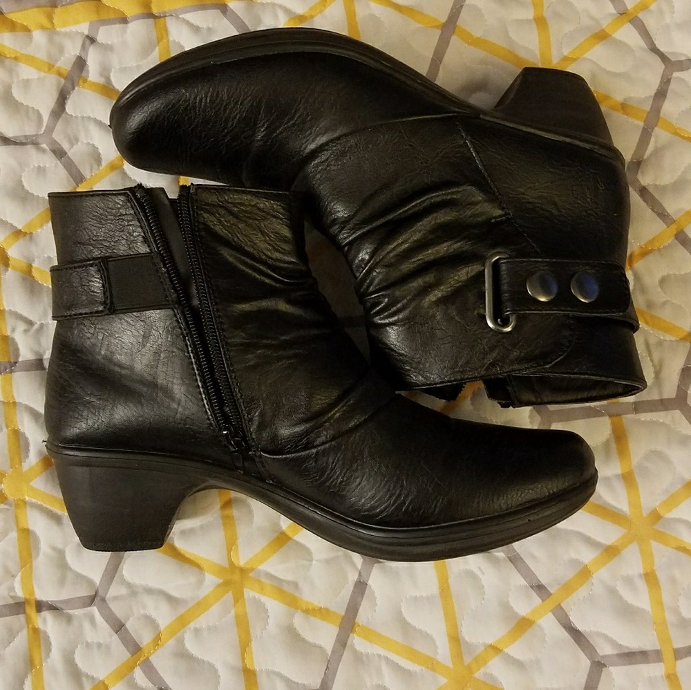 Black booties