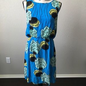 Silk anthropologie dress