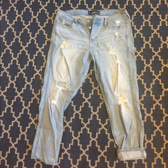 Hollister Denim - Hollister Boyfriend style distressed jeans