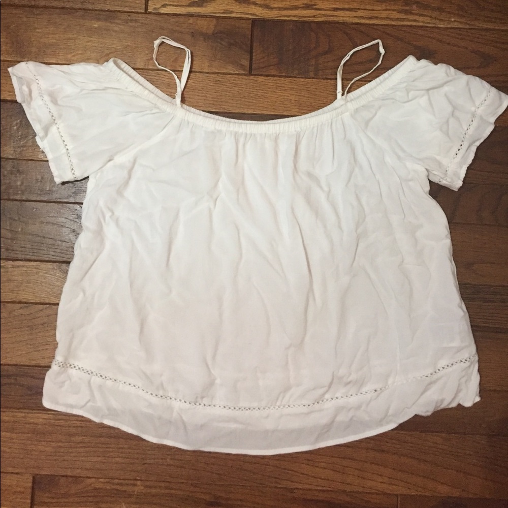 White off the shoulders blouse