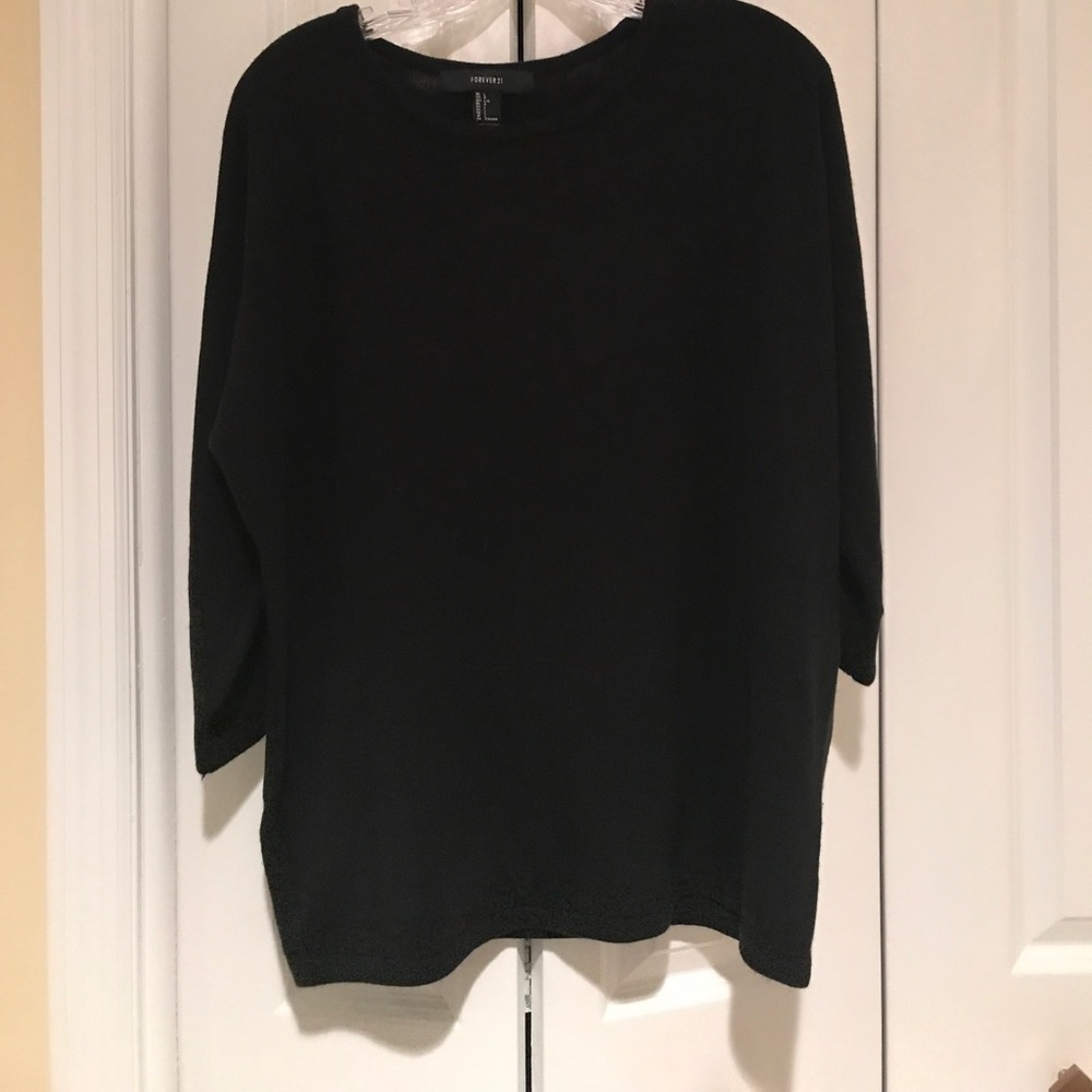 forever 21 black sweater