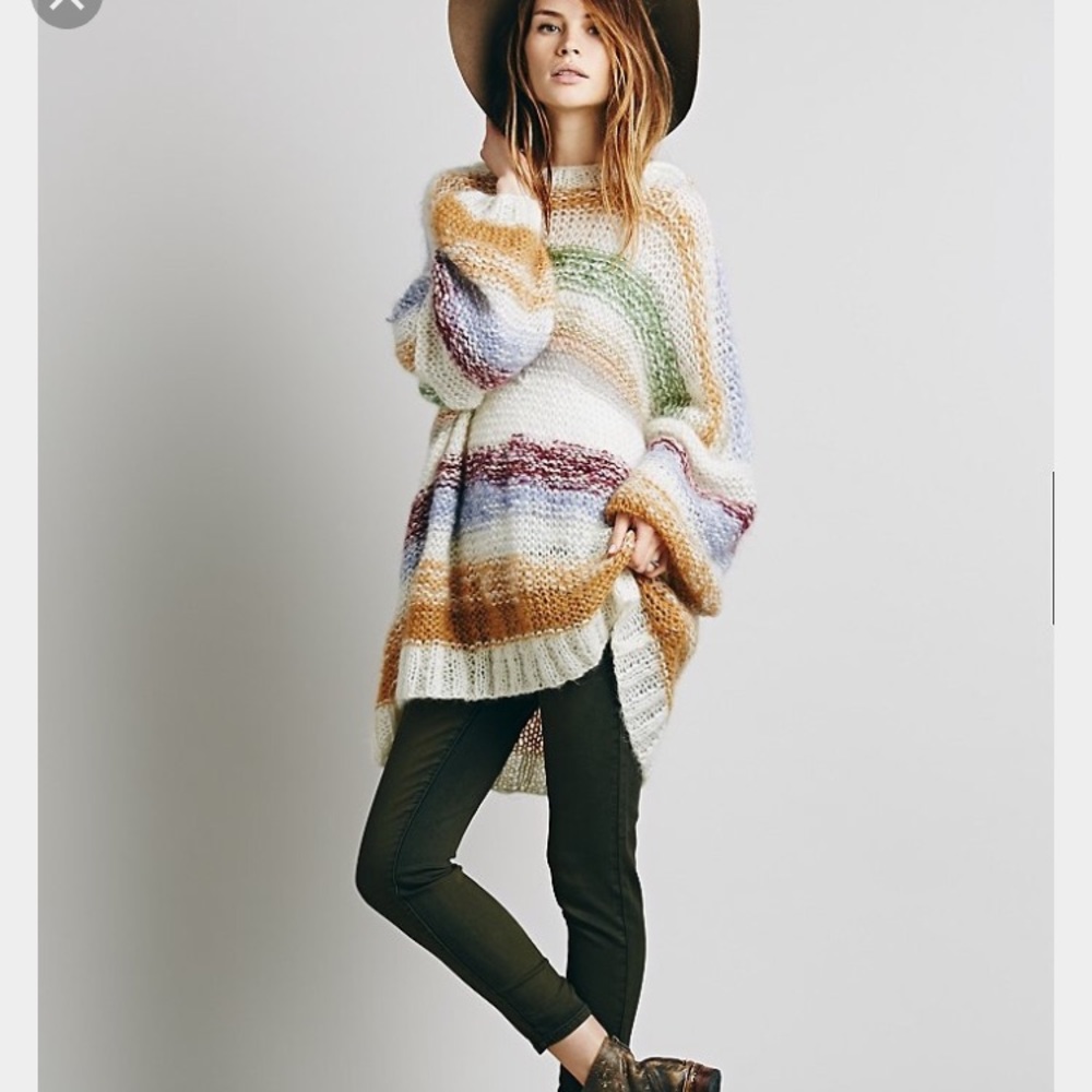 Mes Demoiselles Go Easy Striped Hoodie