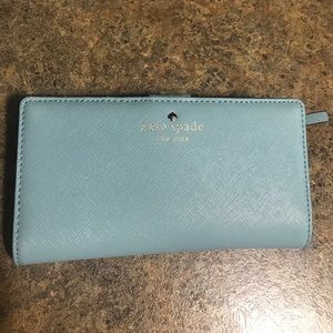 Blue Kate Spade Wallet Blue Kate Spade Wallet