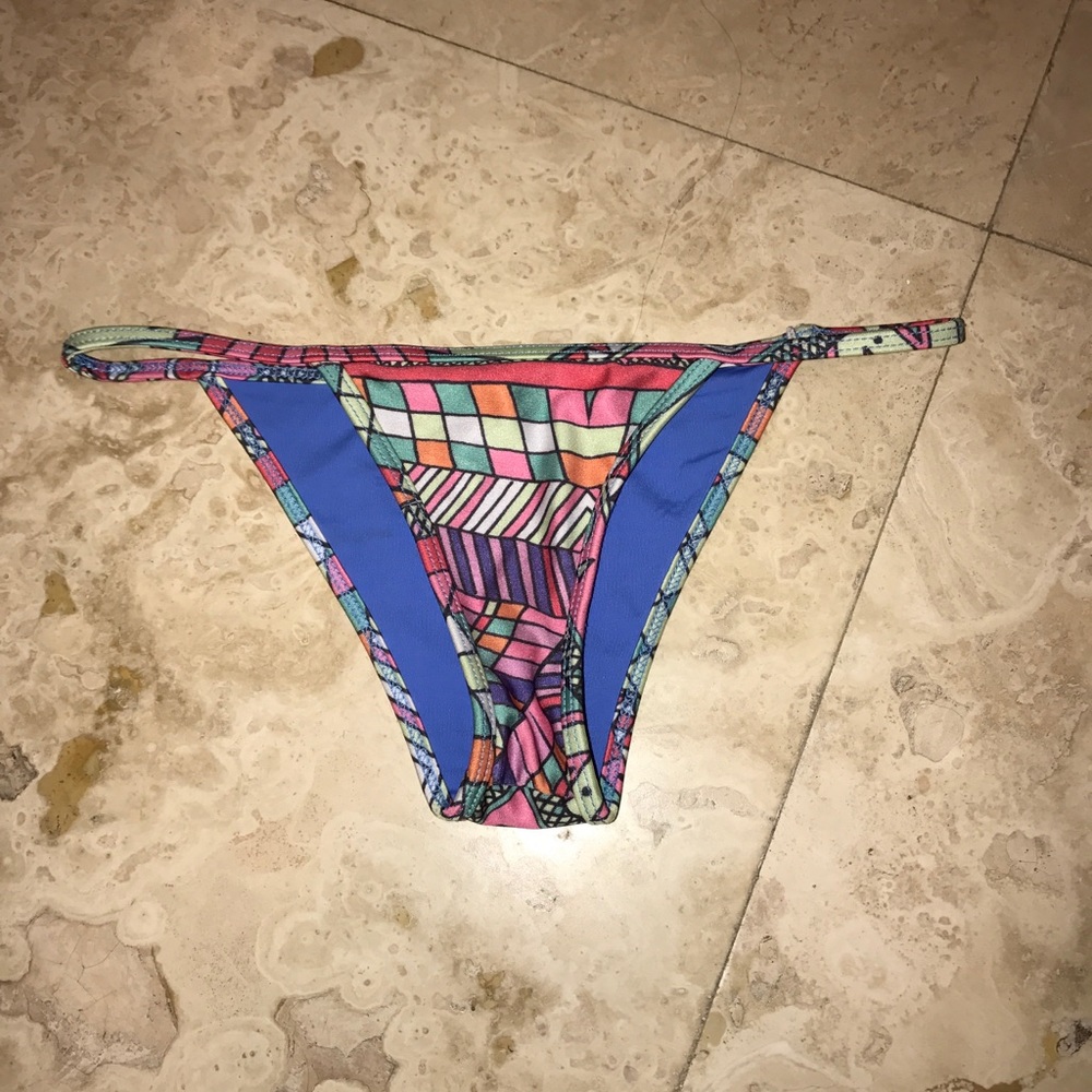 Wildfox printed bikini bottom