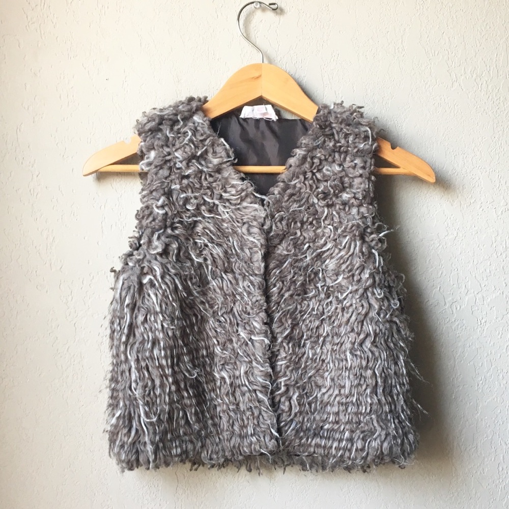 Girls Faux Fur Vest