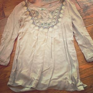 Light blue 3/4 sleeve