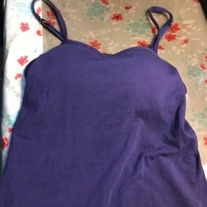 Gillian O'Malley Tank with built-in bra.  NWOT